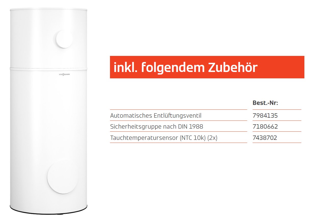 Speicherpaket Vitocell Modular 200 + 75