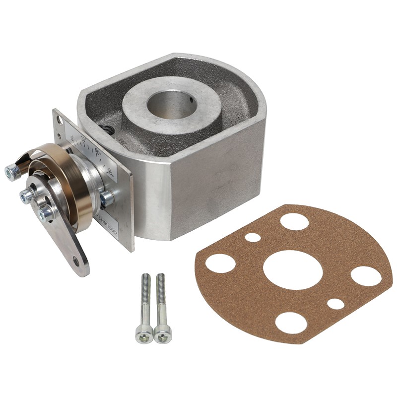 Gasdrossel DN 25 mit Drehfeder