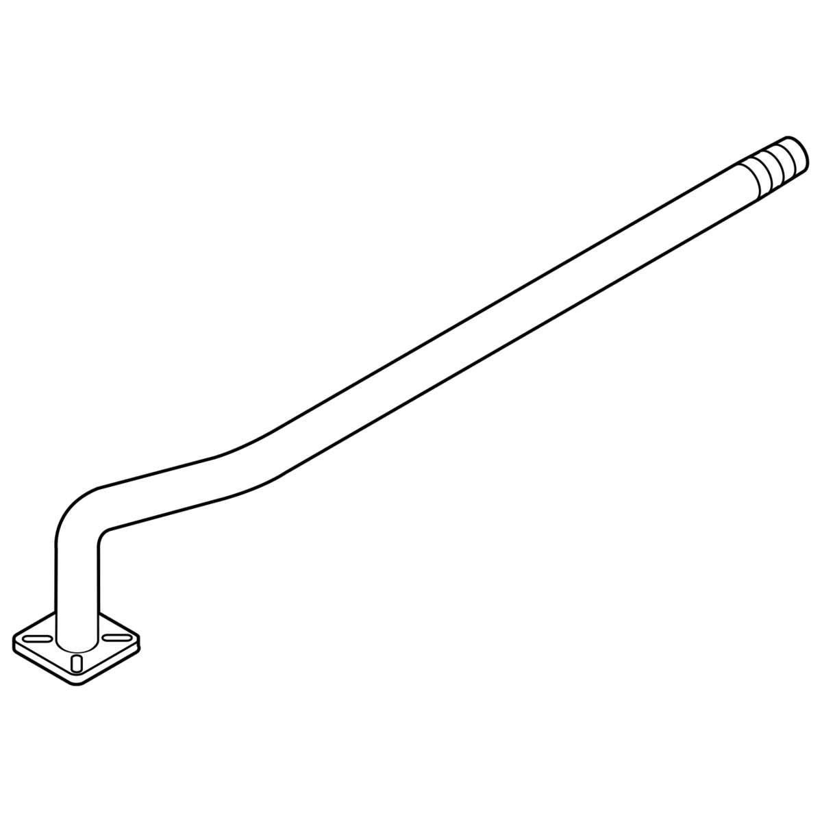 Gasanschlußrohr R 1/2