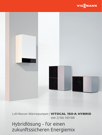 Prospekt Vitocal 150-A Hybrid Viessmann