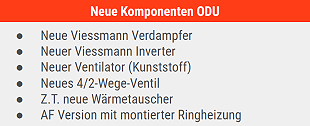 Vitocal ODU-A neue Komponenten