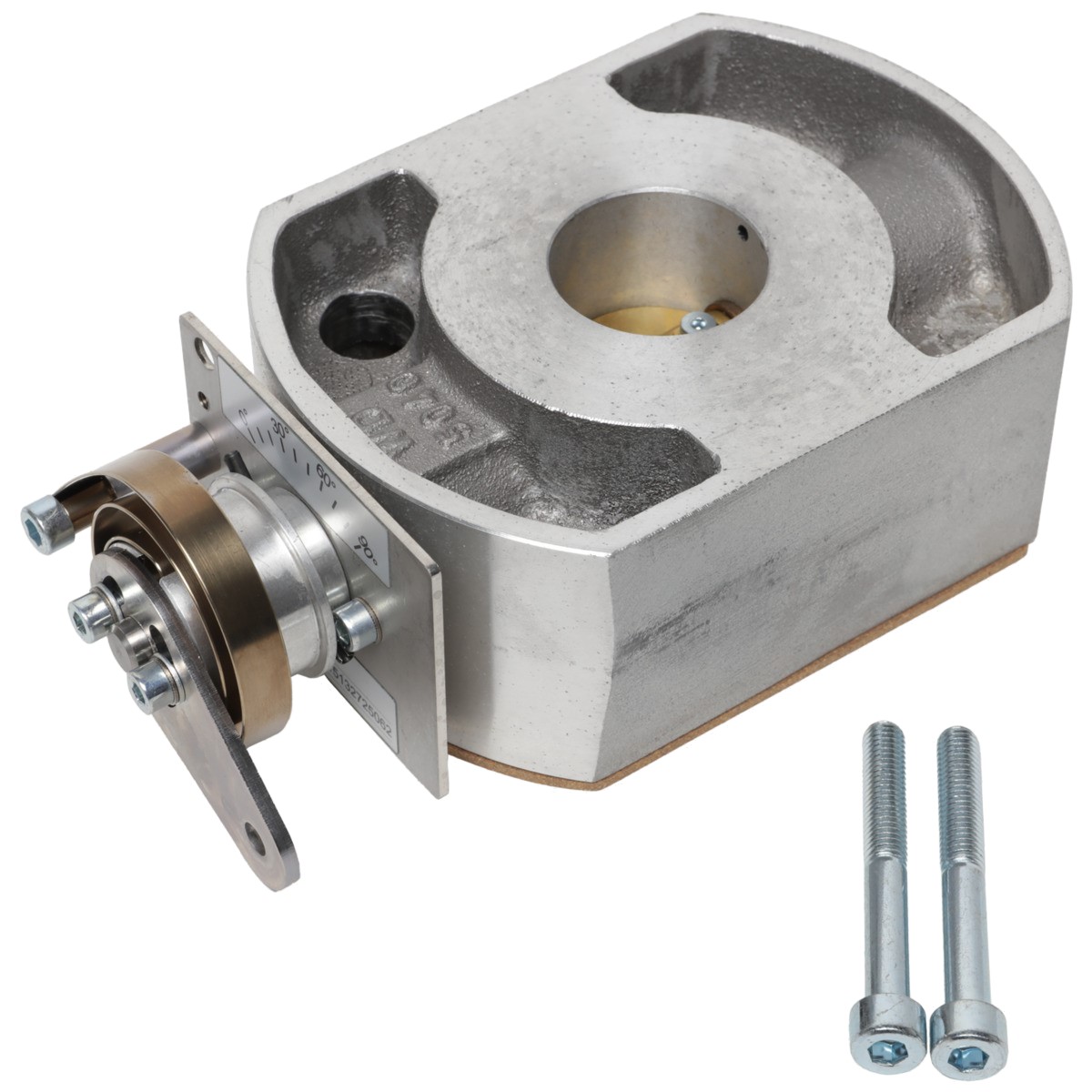 Gasdrossel DN 40 mit Drehfeder