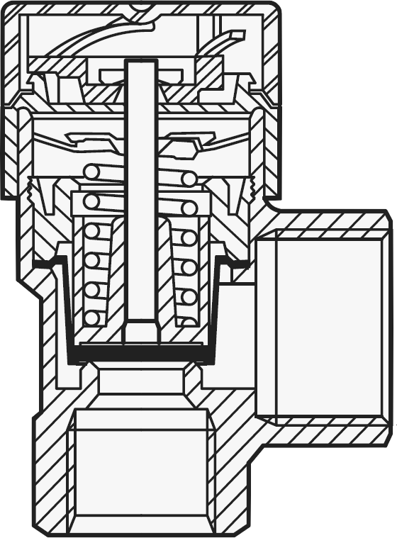 Membran-Sicherheitsventil MS ½, 3 bar