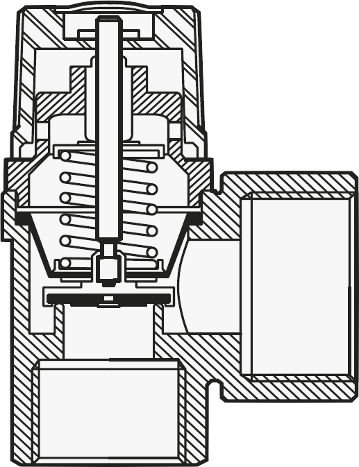 Membran-Sicherheitsventil MS ¾, 3 bar