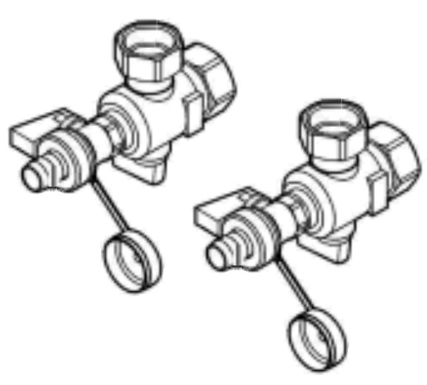 Armaturensatz Heizwasser Vitodens 100 WB1 Kombi