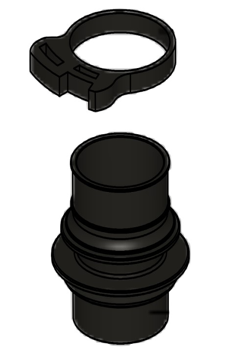 Anschlussrohr Siphon für Vitoladens