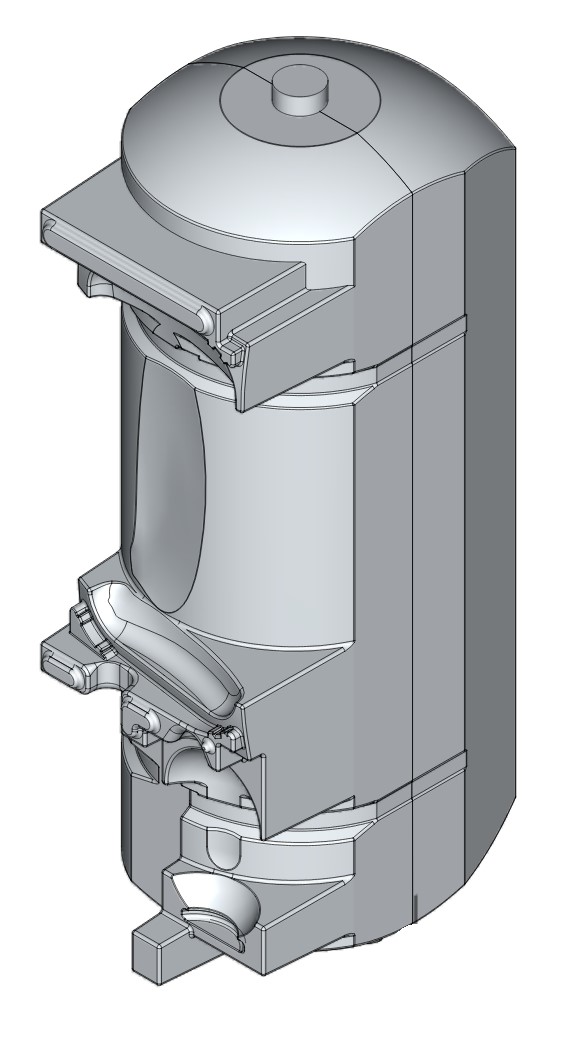 Speicher 46 Liter mit Wärmedämmung für Vitodens 111-W und 222-W