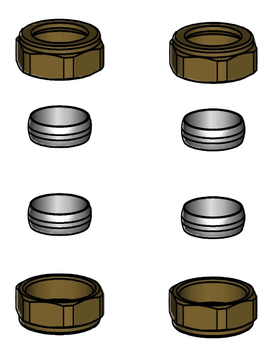 Beipack Klemmringverschraubung