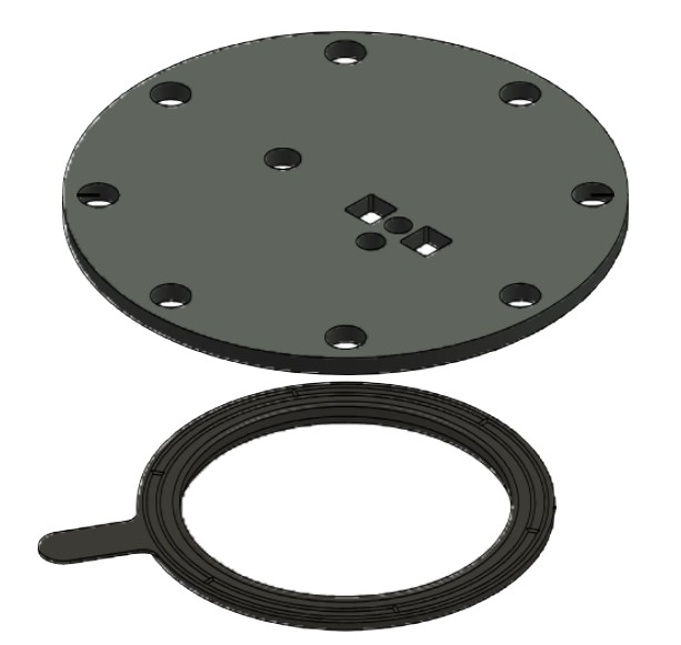 Flansch für Elektro-Heizeinsatz  