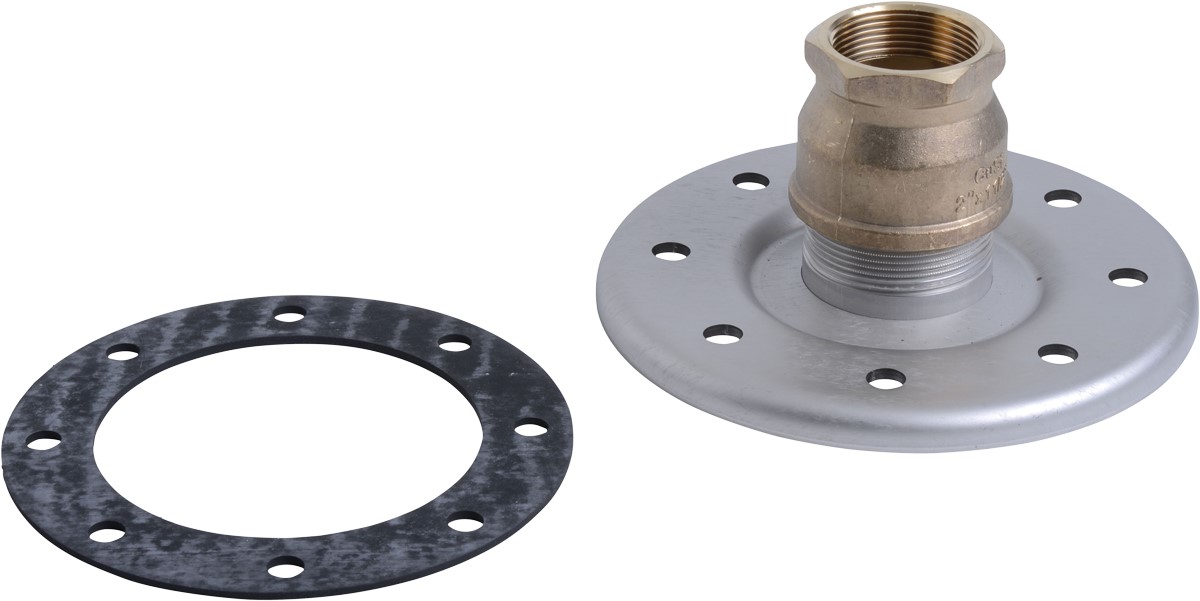 Flansch emailliert Elektro-Heizeinsatz 