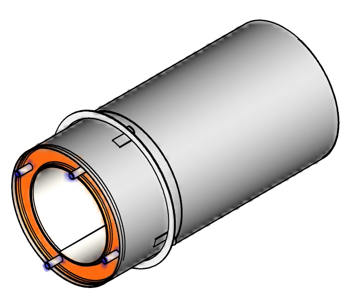 Zylinderflammkörper 285kW