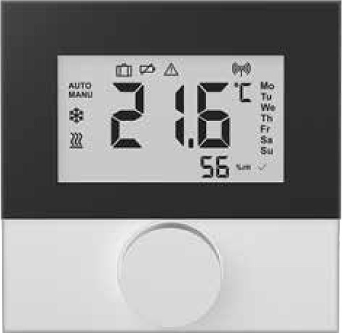 Raumthermostat AlphaSW Funk LCD Design
