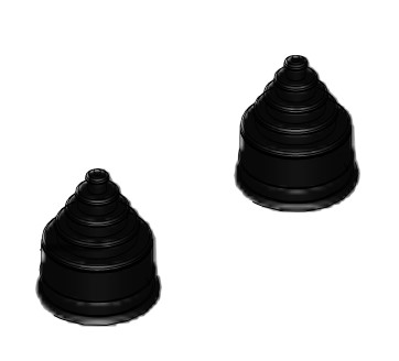 Gummikappe für Elektroleitung (2 Stück)  
