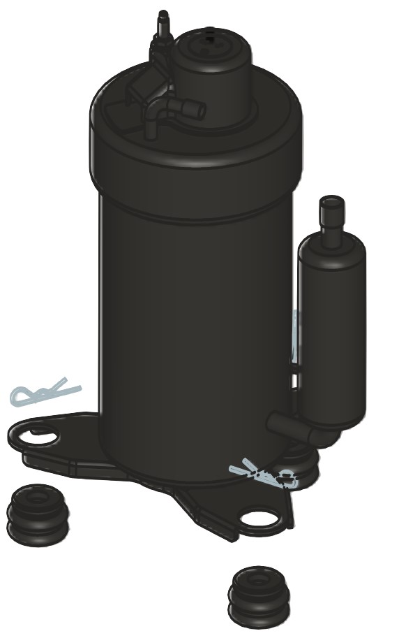 Verdichter Baugruppe DHW Booster HP