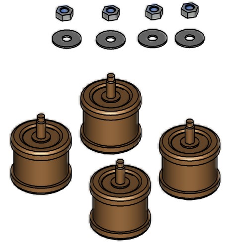 Schwingungsdämpfer Außeneinheiten 2XX-S, 2XX-A