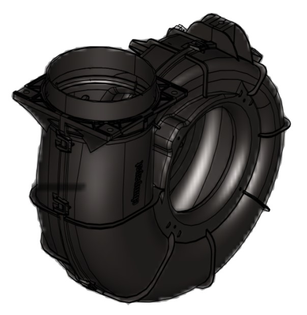 Ventilator 225 m³/h für Vitovent 300-W H32S A225