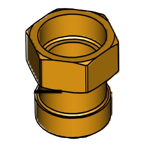 Rückschlagventil mit Gehäuse 1"